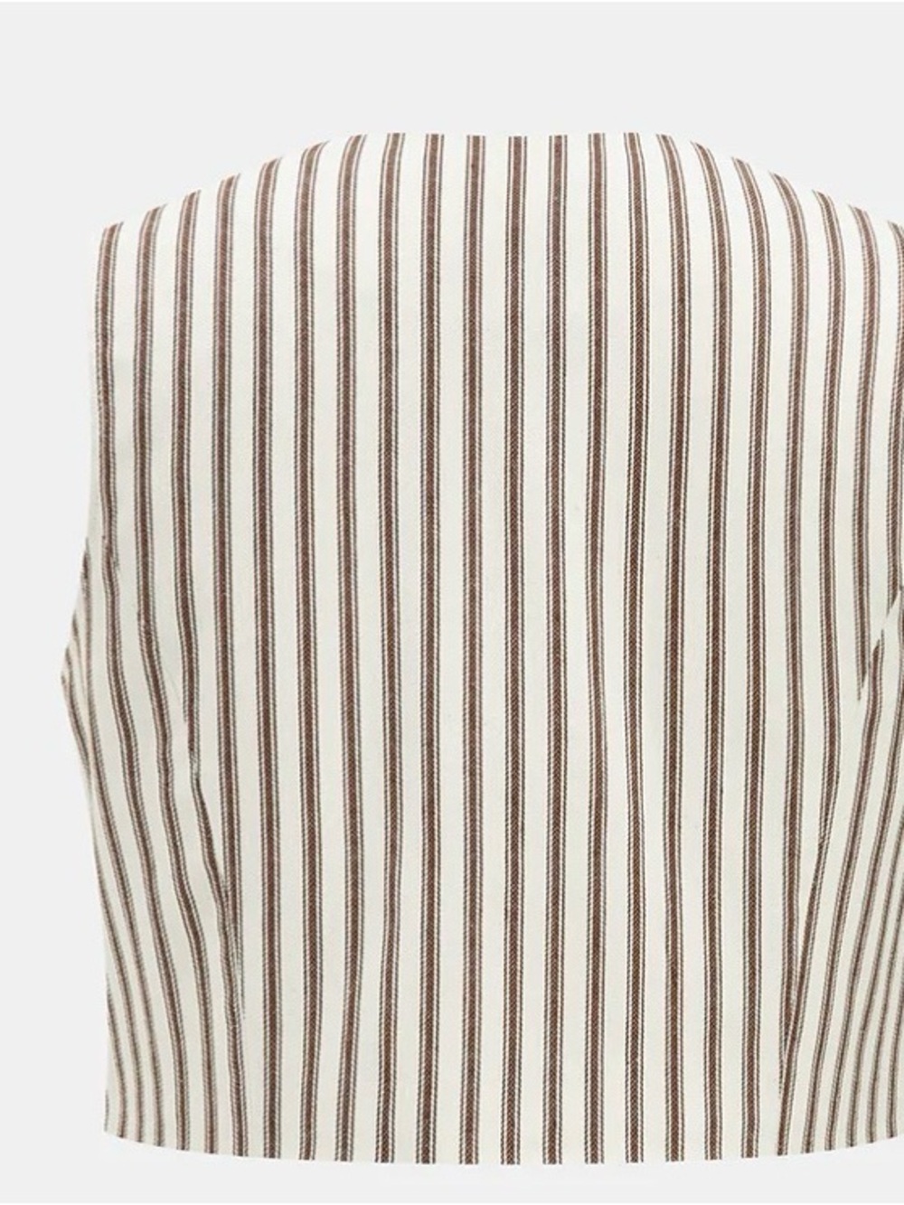 Not for sale. Commense Striped Beige and Brown Maxi Skirt Set - Picture 4 of 10